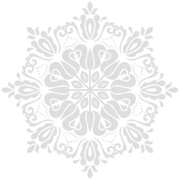 Oriental Abstract Vector Pattern Stock Illustration