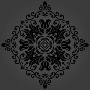 Oriental Abstract Vector Pattern 스톡 일러스트