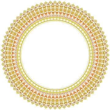 Oriental Abstract Vector Pattern 스톡 일러스트