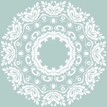 Oriental Abstract Vector Pattern Stock Illustration