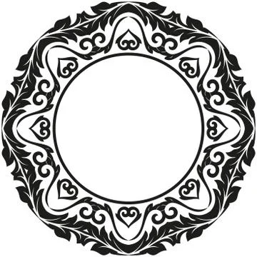 Oriental Abstract Vector Pattern Stock Illustration