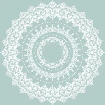 Oriental Abstract Vector Pattern Illustrazione stock