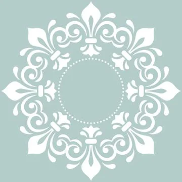 Oriental Abstract Vector Pattern Stock Illustration