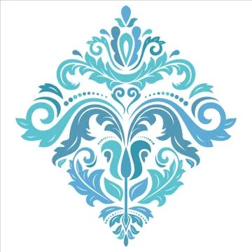 Oriental Abstract Vector Pattern Stock Illustration
