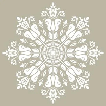 Oriental Abstract Vector Pattern Stock Illustration