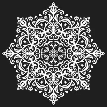 Oriental Abstract Vector Pattern 스톡 일러스트