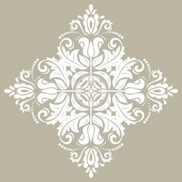 Oriental Abstract Vector Pattern Stock Illustration