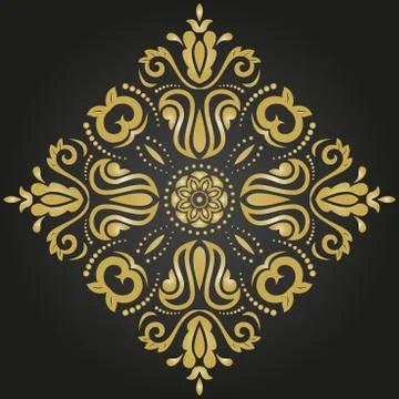 Oriental Abstract Vector Pattern Stock Illustration
