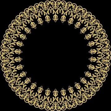 Oriental Abstract Vector Pattern Stock Illustration