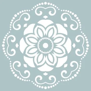 Oriental Abstract Vector Pattern 스톡 일러스트