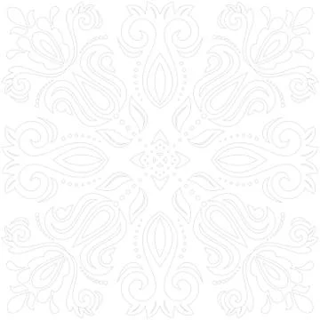 Oriental Abstract Vector Pattern 스톡 일러스트
