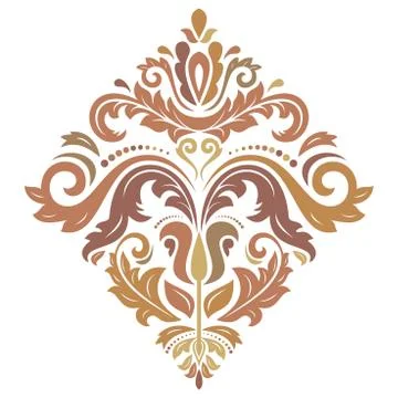 Oriental Abstract Vector Pattern Stock Illustration