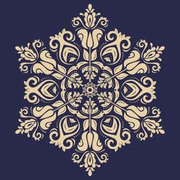 Oriental Abstract Vector Pattern Illustrazione stock