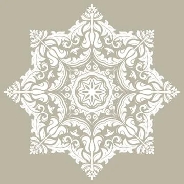 Oriental Abstract Vector Pattern 스톡 일러스트