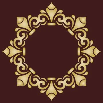 Oriental Abstract Vector Pattern 스톡 일러스트