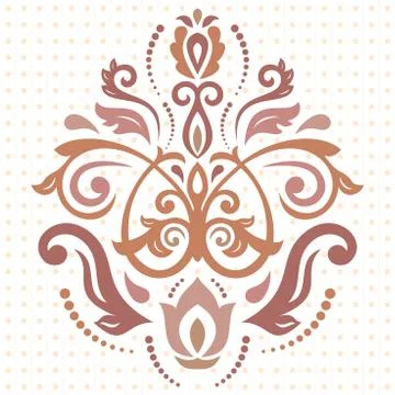 Oriental Abstract Vector Pattern Stock Illustration