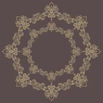 Oriental Abstract Vector Pattern イラスト素材