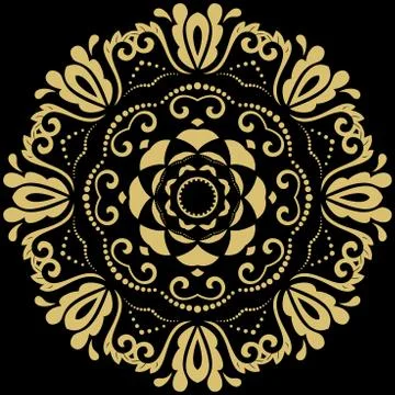 Oriental Abstract Vector Pattern Stock Illustration