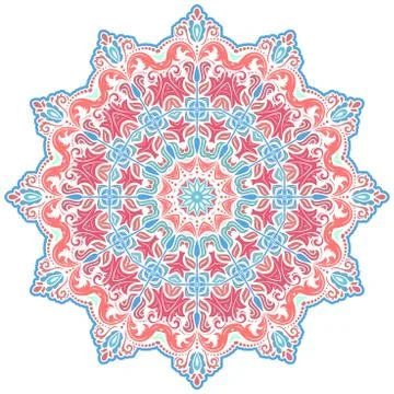 Oriental Abstract Vector Pattern 스톡 일러스트