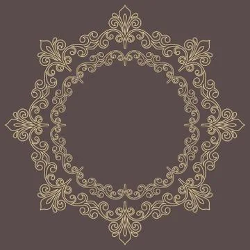 Oriental Abstract Vector Pattern Stock Illustration