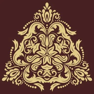 Oriental Abstract Vector Pattern 스톡 일러스트