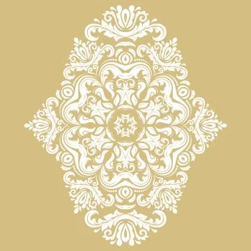 Oriental Abstract Vector Pattern Stock Illustration