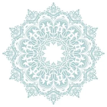 Oriental Abstract Vector Pattern 스톡 일러스트