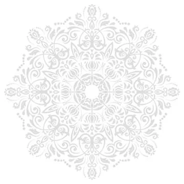 Oriental Abstract Vector Pattern Stock Illustration