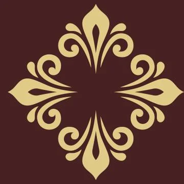 Oriental Abstract Vector Pattern Stock Illustration