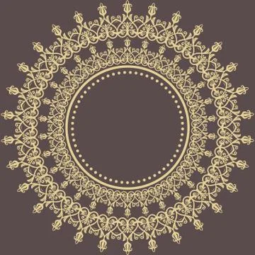 Oriental Abstract Vector Pattern 스톡 일러스트