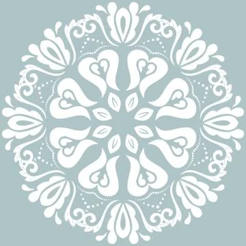 Oriental Abstract Vector Pattern Illustrazione stock