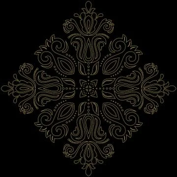 Oriental Abstract Vector Pattern Stock Illustration