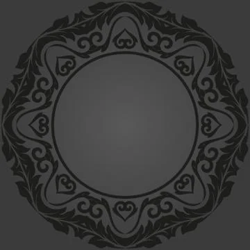 Oriental Abstract Vector Pattern Stock Illustration