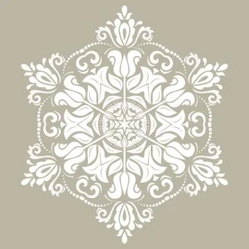 Oriental Abstract Vector Pattern Stock Illustration