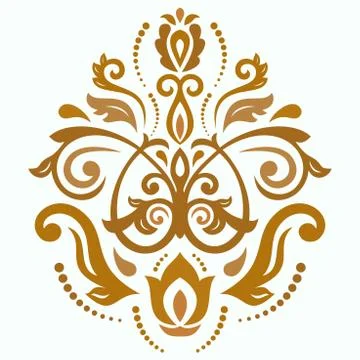 Oriental Abstract Vector Pattern Stock Illustration