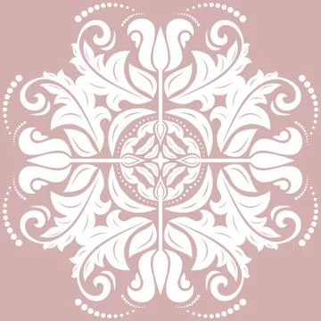 Oriental Abstract Vector Pattern Stock Illustration