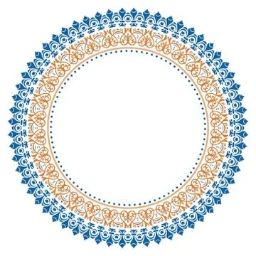 Oriental Abstract Vector Pattern 스톡 일러스트