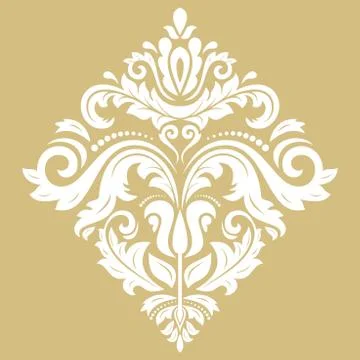 Oriental Abstract Vector Pattern Stock Illustration