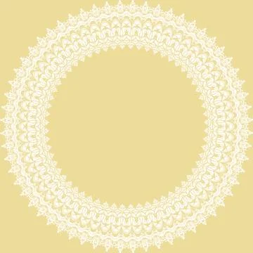 Oriental Abstract Vector Pattern Stock Illustration