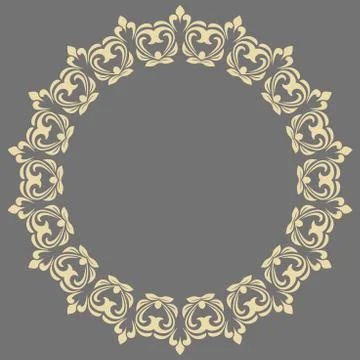 Oriental Abstract Vector Pattern Stock Illustration