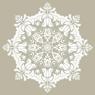 Oriental Abstract Vector Pattern Stock Illustration