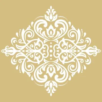 Oriental Abstract Vector Pattern Stock Illustration