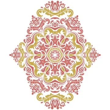 Oriental Abstract Vector Pattern 스톡 일러스트