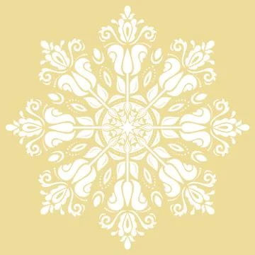 Oriental Abstract Vector Pattern 스톡 일러스트