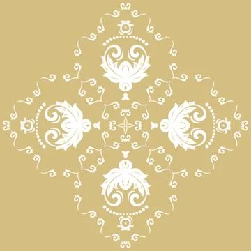 Oriental Abstract Vector Pattern Stock Illustration