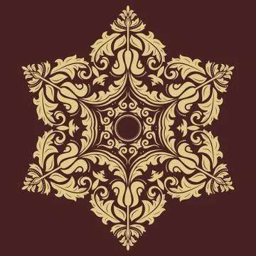 Oriental Abstract Vector Pattern イラスト素材