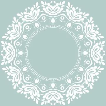 Oriental Abstract Vector Pattern 스톡 일러스트