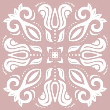 Oriental Abstract Vector Pattern Stock Illustration