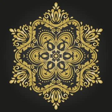 Oriental Abstract Vector Pattern Stock Illustration