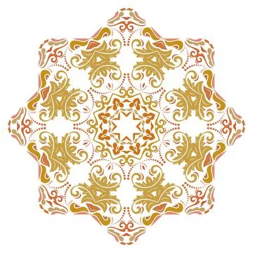 Oriental Abstract Vector Pattern 스톡 일러스트